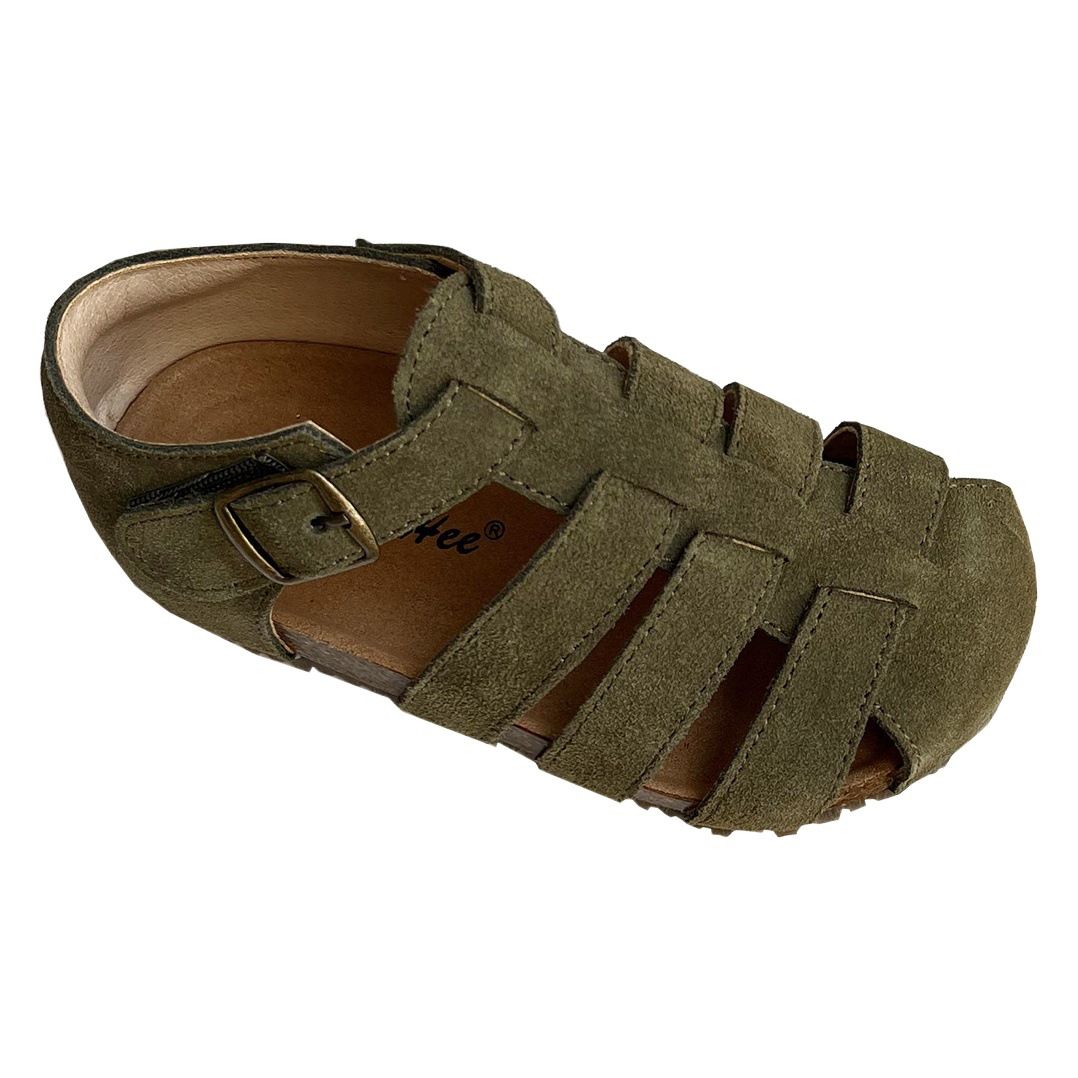 Kwai Kids Leather Shoes Boys Girls Brown 25 view 2