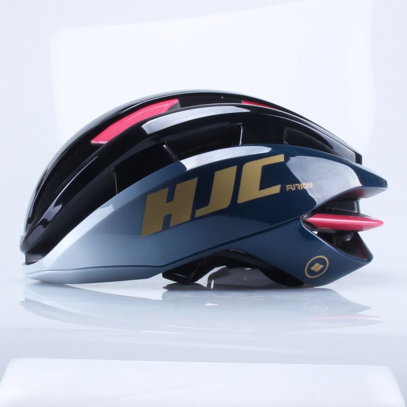HJC FURION Cycling Helmet PC Mountain Bike Safety Gear Black Gold view 5