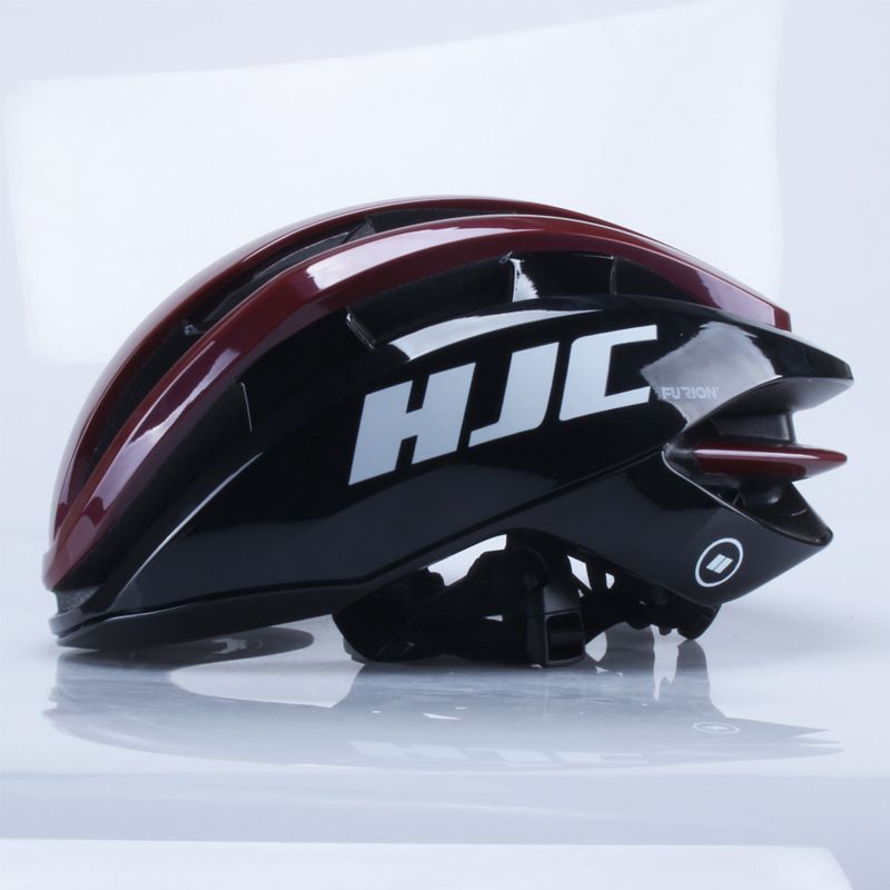 HJC FURION Cycling Helmet PC Mountain Bike Safety Gear Black Gold L view 2