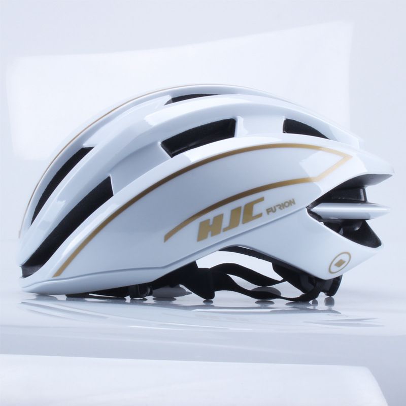 HJC FURION Cycling Helmet PC Mountain Bike Safety Gear Black Gold L view 4