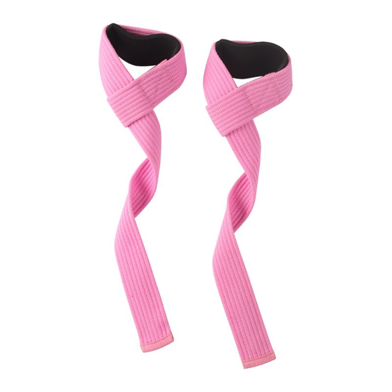 Vigor Power Gear Latex Wrist Strap Weightlifting One-word grain pink [single]]