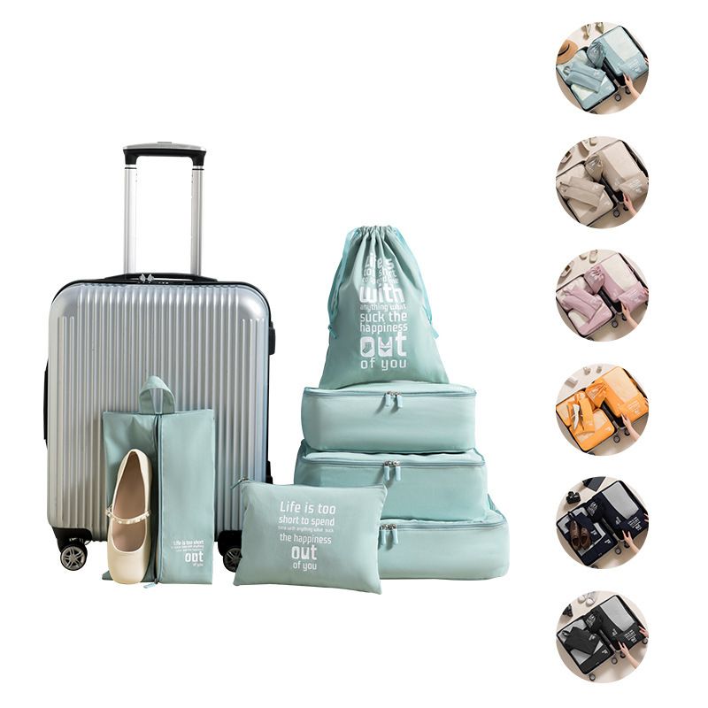 Show set Travel Storage Bag 6 Piece Set Polyester Fruit Green view 6