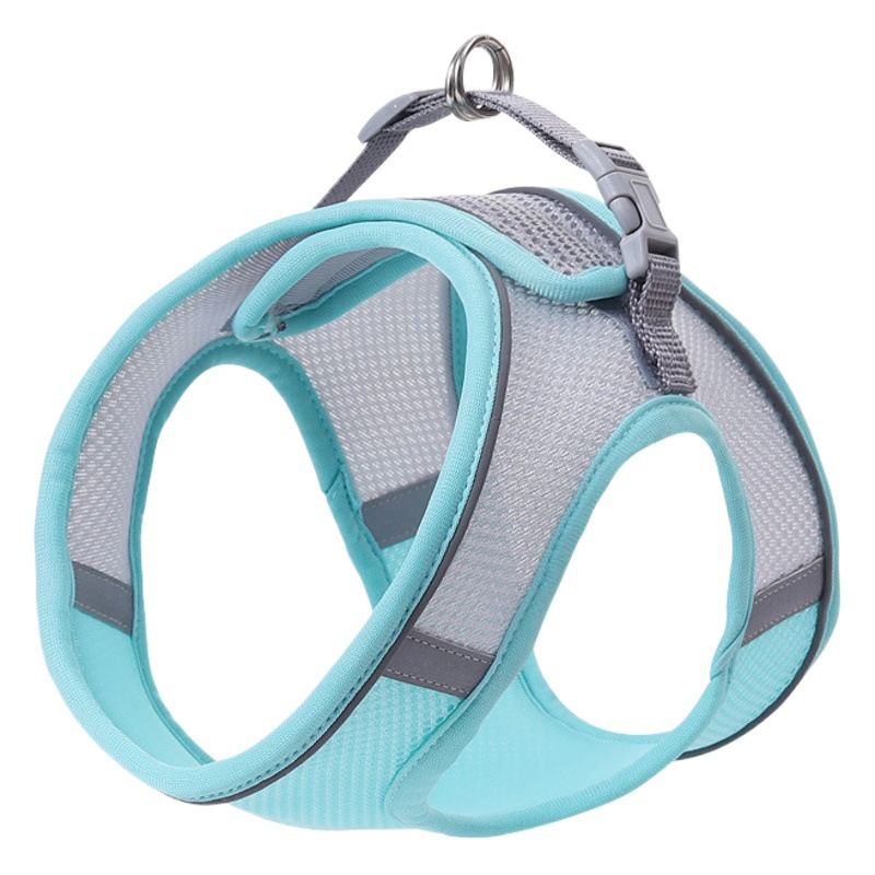 Pippi Dog Harness Polyester Breathable Mesh M Orange L view 2