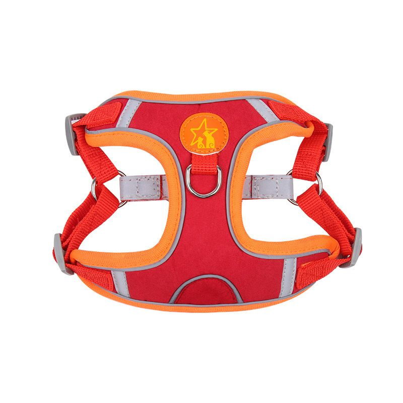 Benasen Reflective Dog Harness Vest Fabric Green XS Orange L (Recommended for view 3