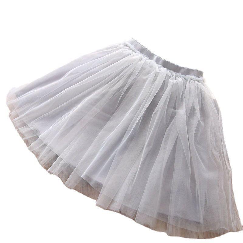 Girls Cotton Cake Skirt Princess Grey 110 view 6