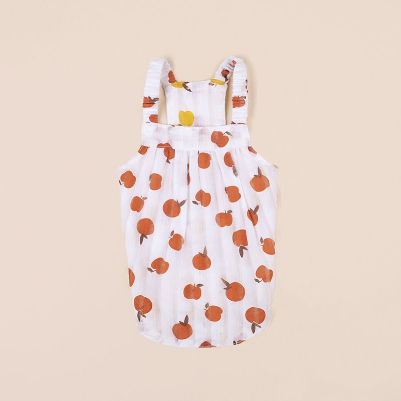 New Mai Lei Summer Cotton Fruit Print Dog Vest Red XL — image 1