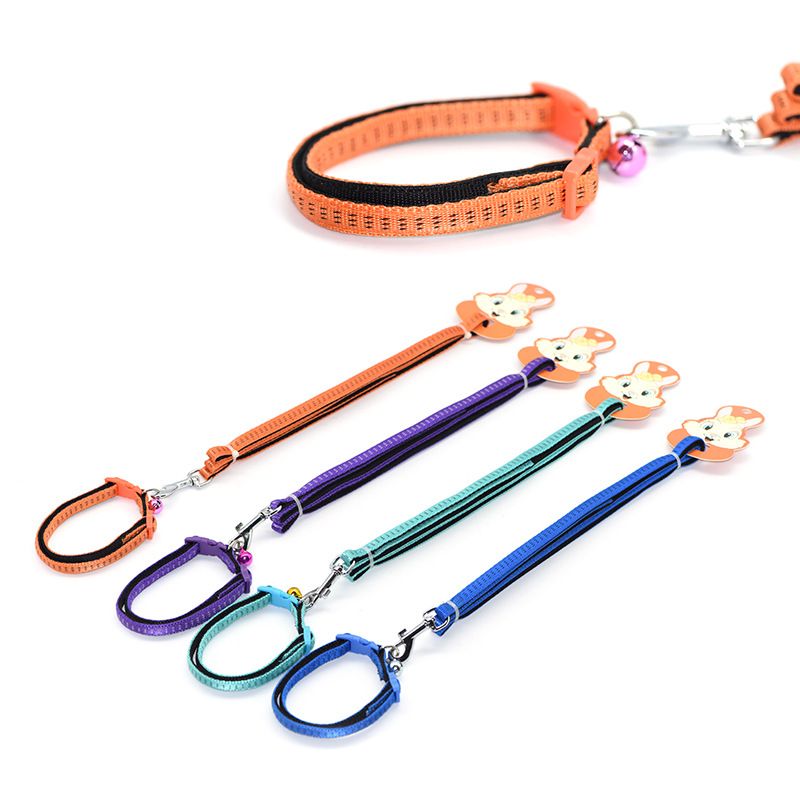 Zichen Nylon Dog Leash for Small and Medium Dogs Blue (nylon SBR foam chest view 3