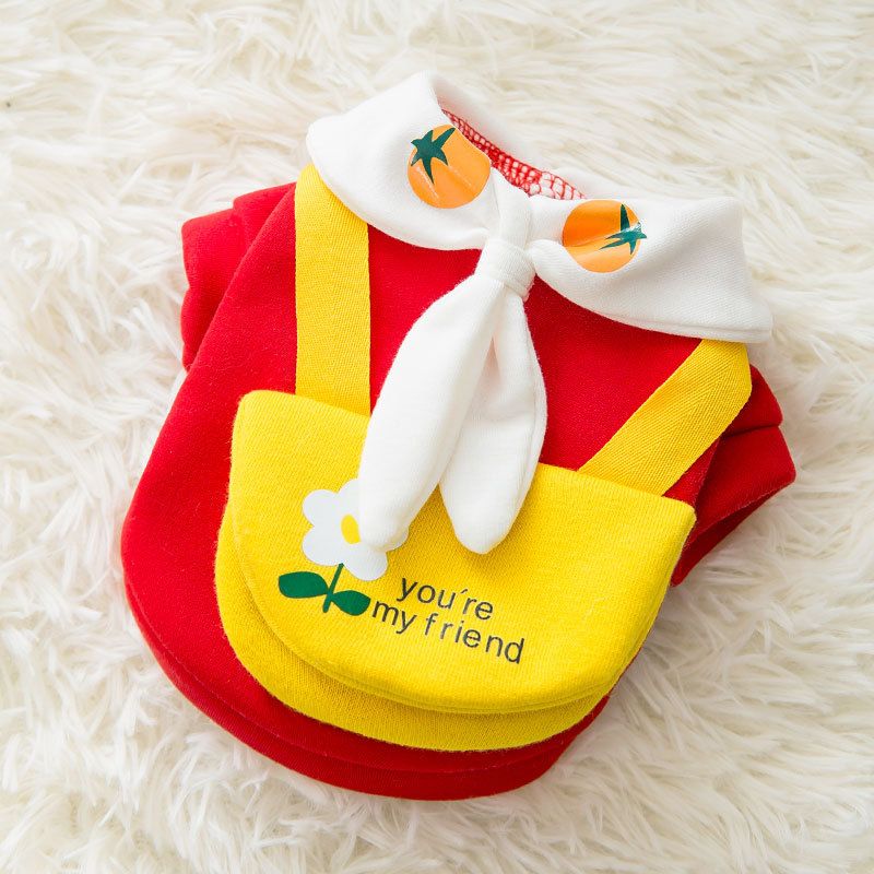 Pet Sweatshirt Beautiful Pet Polyester Fleece Autumn Go to School L