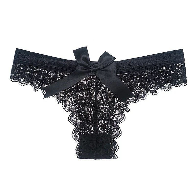 Lace Panties Flower tea Women Seamless Breathable White. Size: S view 3