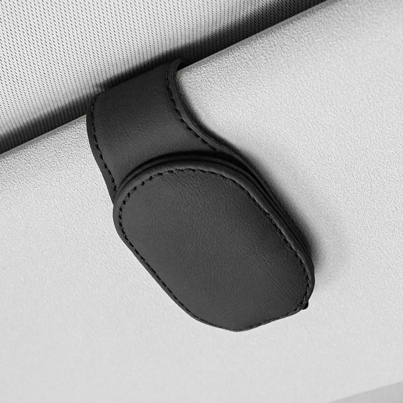 Panoz Car Sun Visor Glasses Clip Card Holder Black — image 1
