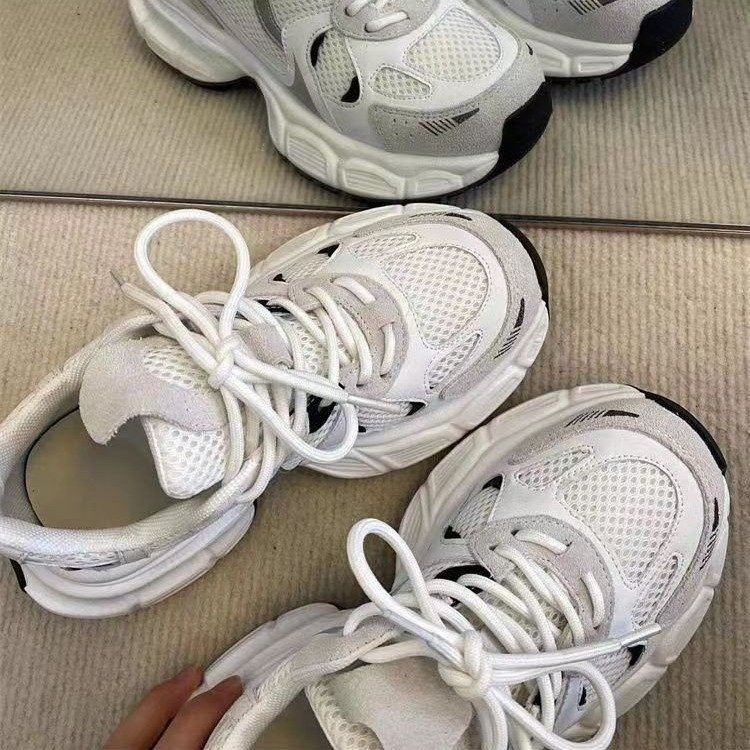 Women Lightweight Sneakers Mesh Casual Shoes White 35 view 6