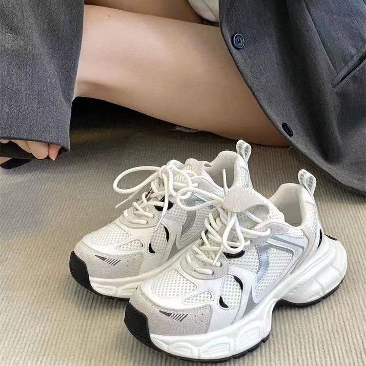 Women Lightweight Sneakers Mesh Casual Shoes White 36 view 2