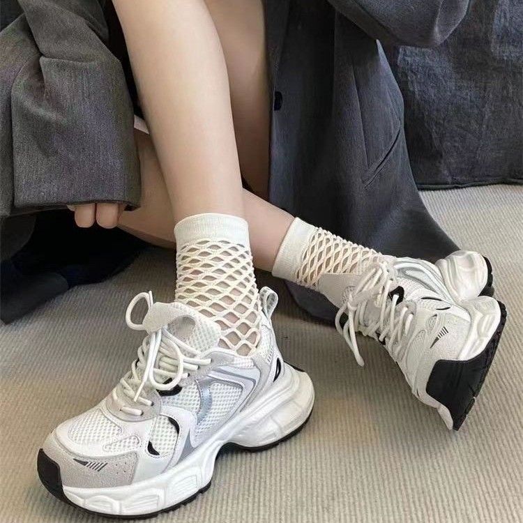 Women Lightweight Sneakers Mesh Casual Shoes White 37 view 3