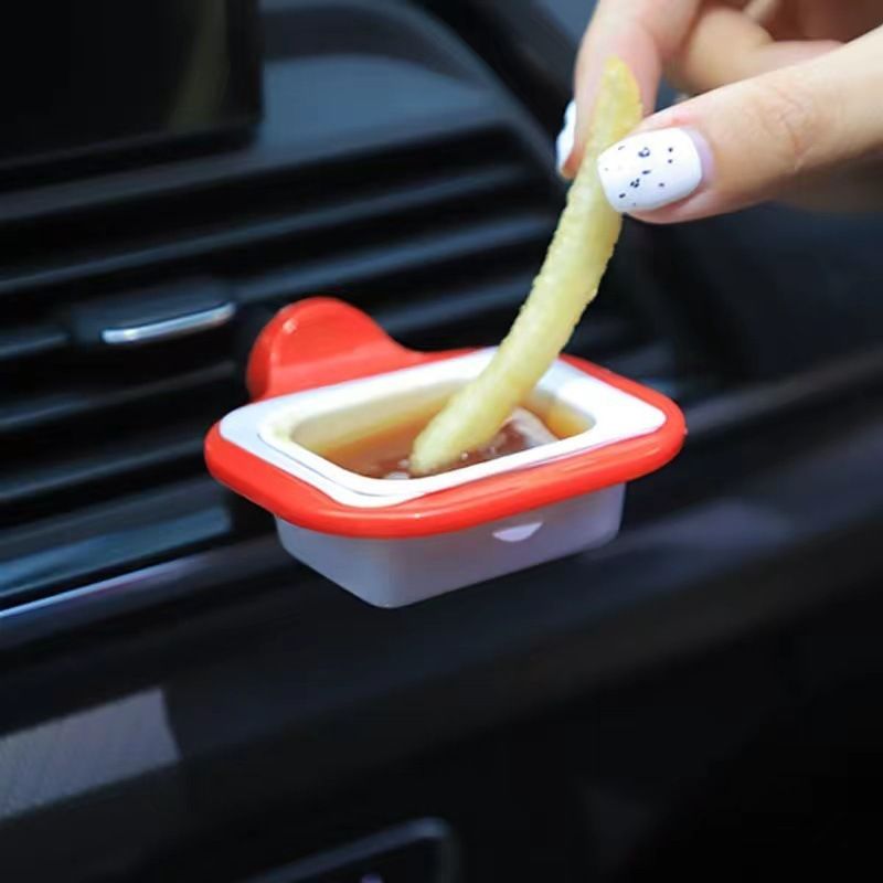 Car Fries Cup Holder Tomato Sauce Rack 2B1088 Black tomato sauce rack view 4