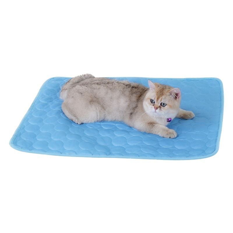 Jun Zhe Pet Ice Silk Cooling Mat for Dogs ice silk pad gray XL(100*75cm) about view 2