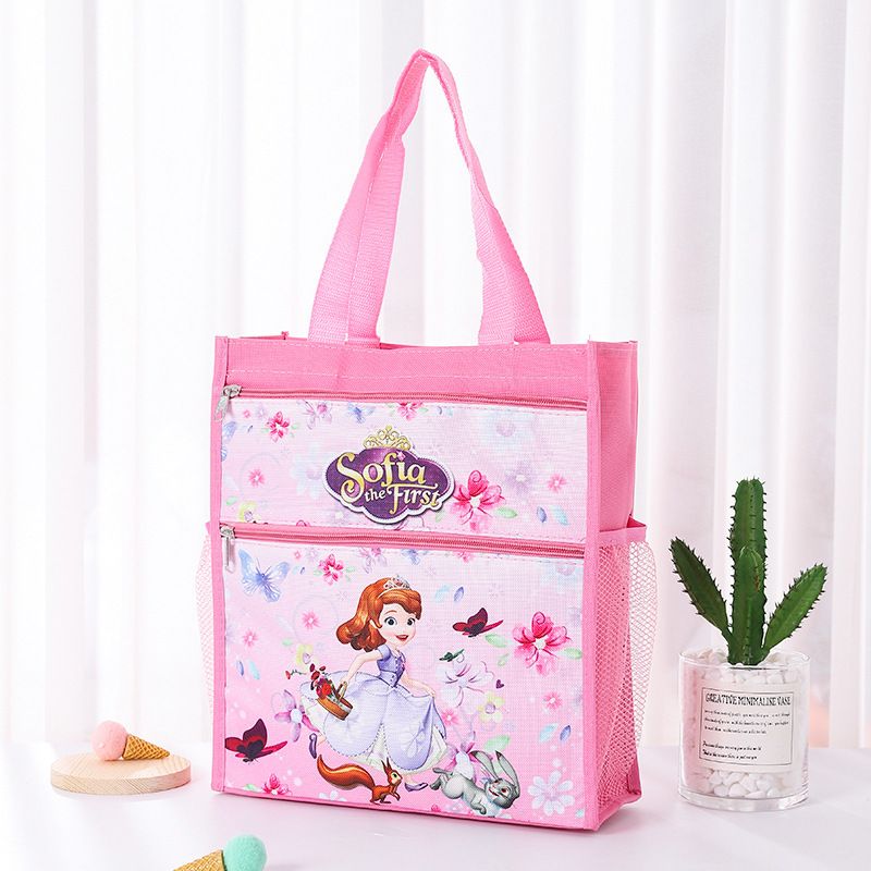 TOOLESIA Canvas Travel Storage Bag A4 Cartoon Cute Cube Princess 4.