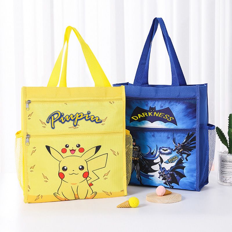 TOOLESIA Canvas Travel Storage Bag A4 Cartoon Cute Cube The 5 unicorn. view 2