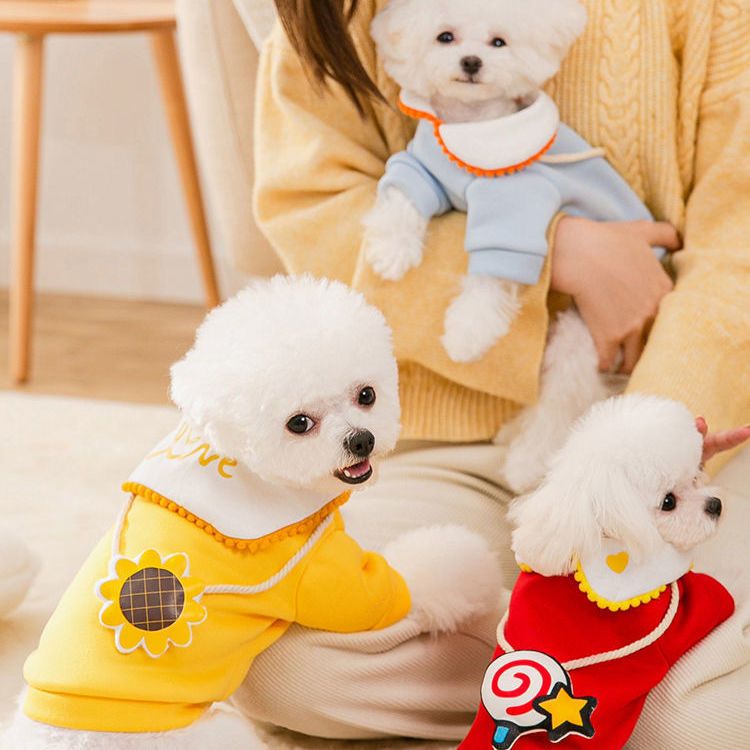 Dog Sweater Red Lollipop Pet Clothes XL (recommended weight 5.50 kg-7.50 kg view 4