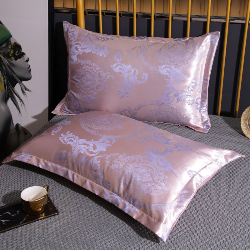Jacquard Pillowcase Polyester 48x74cm 48*74cm [one pack] view 3