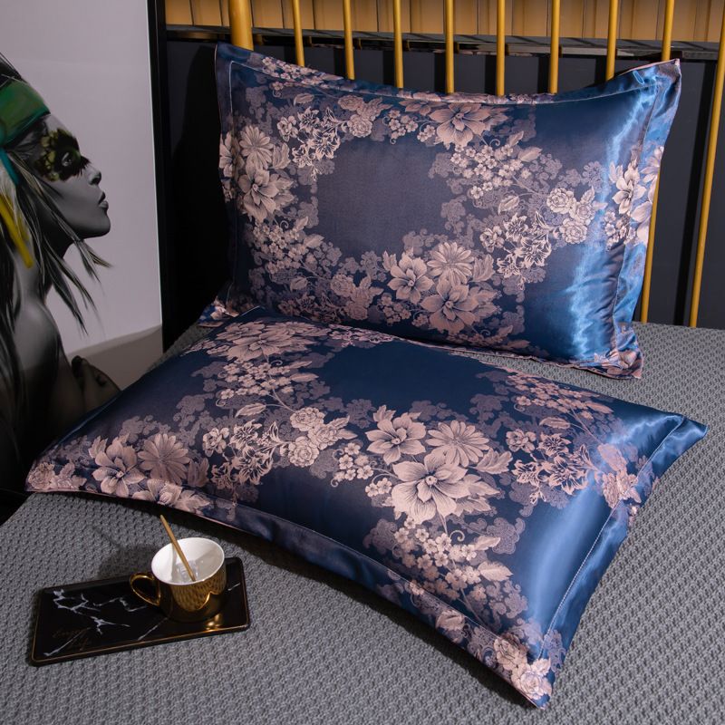 Jacquard Pillowcase Polyester 48x74cm 48*74cm [one pack] view 4