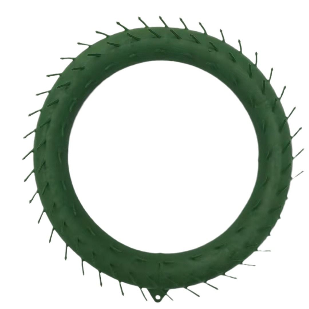 Christmas Wreath Plastic Green Diameter 30cm Diameter 20cm 66 mesh view 3