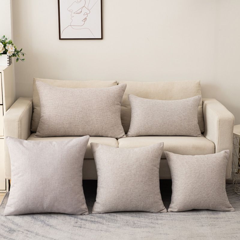 Shengdu Solid Color Polyester Pillow Case 40x40cm csmm light green 40*40cm view 3