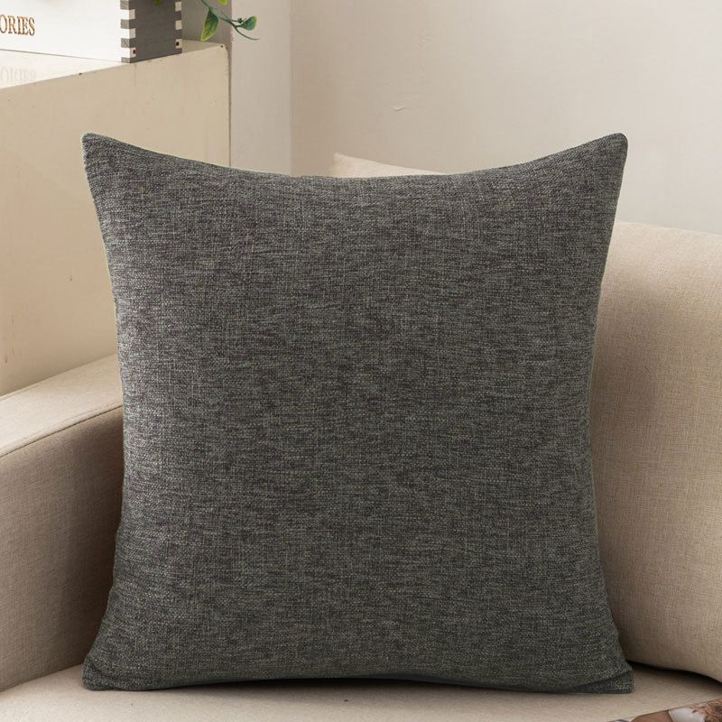 Shengdu Solid Color Polyester Pillow Case 40x40cm csmm dark gray 50*50cm with