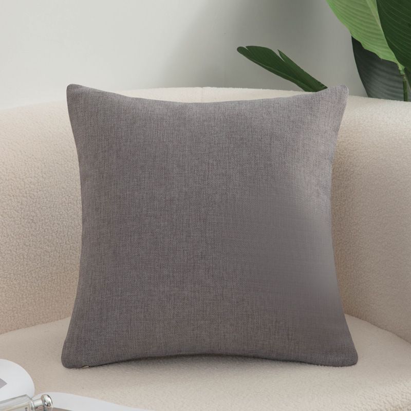 Shengdu Solid Color Polyester Pillow Case 40x40cm csmm medium gray 40*40cm
