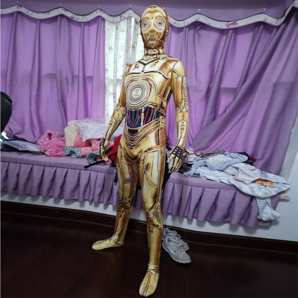 Spiderman Cosplay Costume Milk Silk One Piece Suit Colored venom Children's view 2