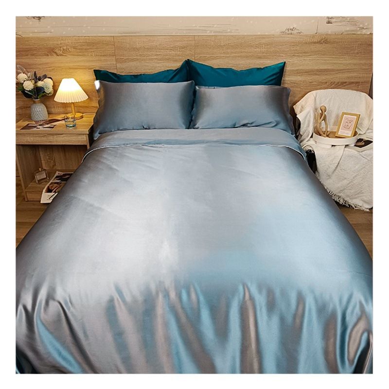 Oval Silk Workshop 22 Momme Silk Four Piece Set 1.5 m bed (2x 2.3 m quilt view 2
