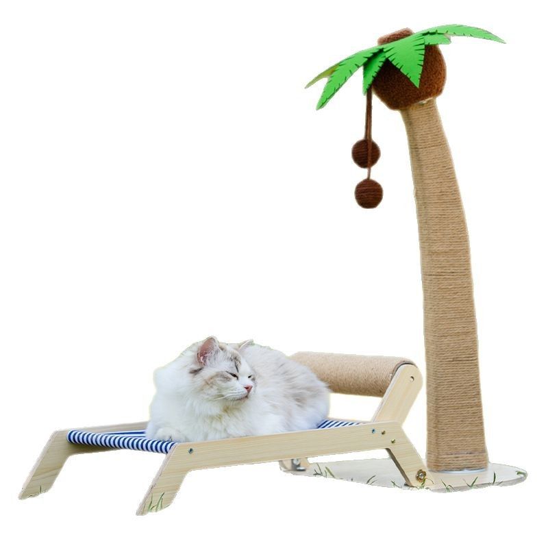 Lailey Cat Coconut Tree Climbing Frame Sisal Post [Solid wood multilayer] view 4