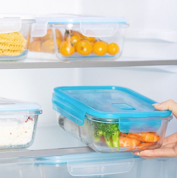 Scybe Heat Resistant Glass Lunch Box Microwave Safe 850ML Ou Coley Rectangular view 3