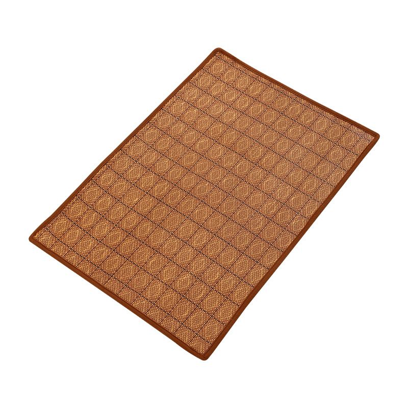 Cute Rattan Pet Cooling Mat Dog Cat With fixed strap 95*65cm view 4