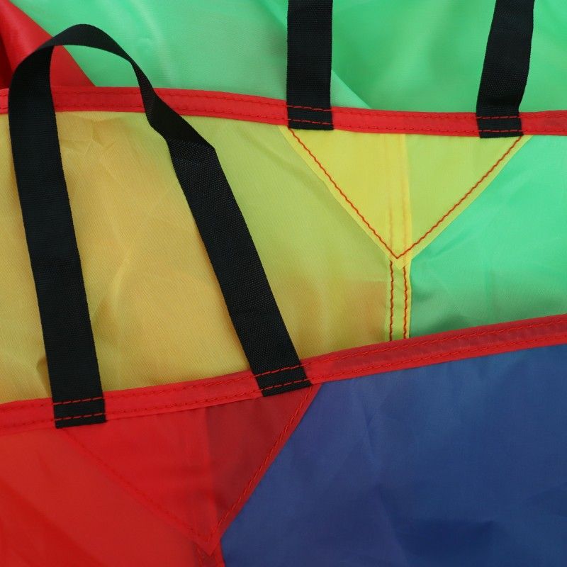 Rainbow Umbrella Cloth Toy 2.6m 8 Panels Rainbow umbrella (2.6 m 8 pieces free view 6