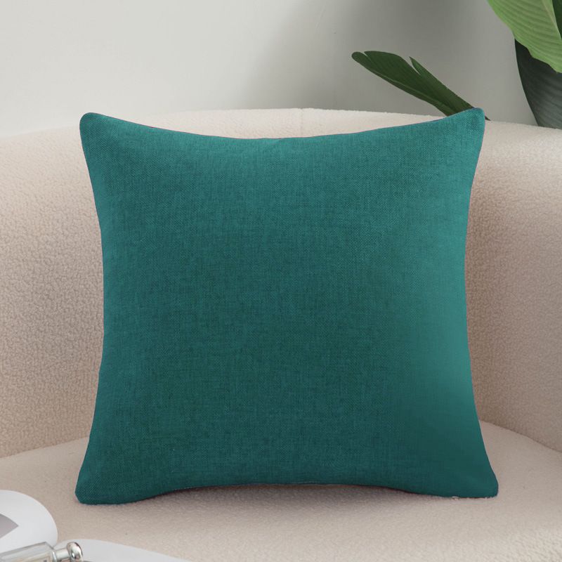 Shengdu Solid Color Polyester Pillow Case 40x40cm csmm dark green 40*40cm with