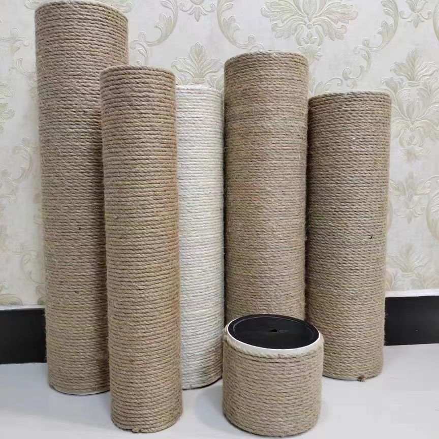 Cat Climbing Frame PVC Post 8.5cm Meow Star Climb White twine Post 12 diameter view 6