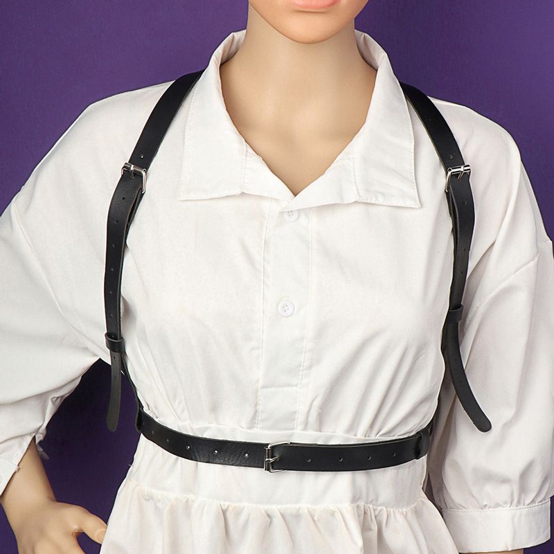 Punk Style Body Chain Belt Adjustable Crossbody... Black view 4