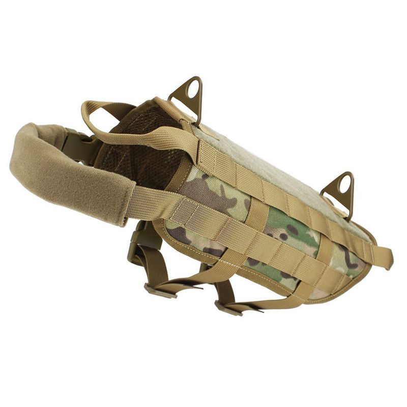 FW Tactical Dog Vest Nylon Pet Clothing CP camouflage L view 2