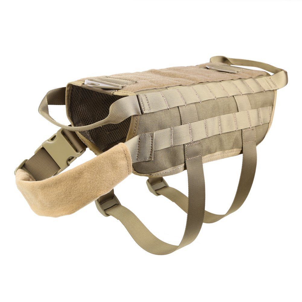 FW Tactical Dog Vest Nylon Pet Clothing CP camouflage L view 6