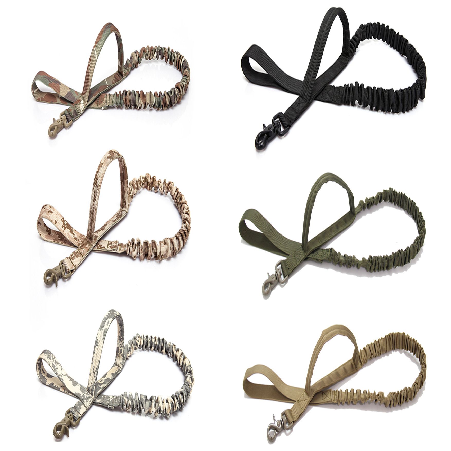 FW Tactical Dog Leash Nylon 97-140cm Black view 2
