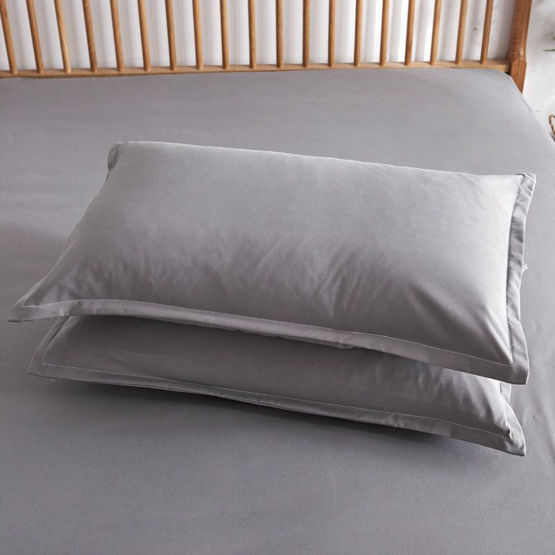 Pure Cotton Mattress Cover Non Slip Bed Sheet 40s Light gray 200*220cm thin view 4