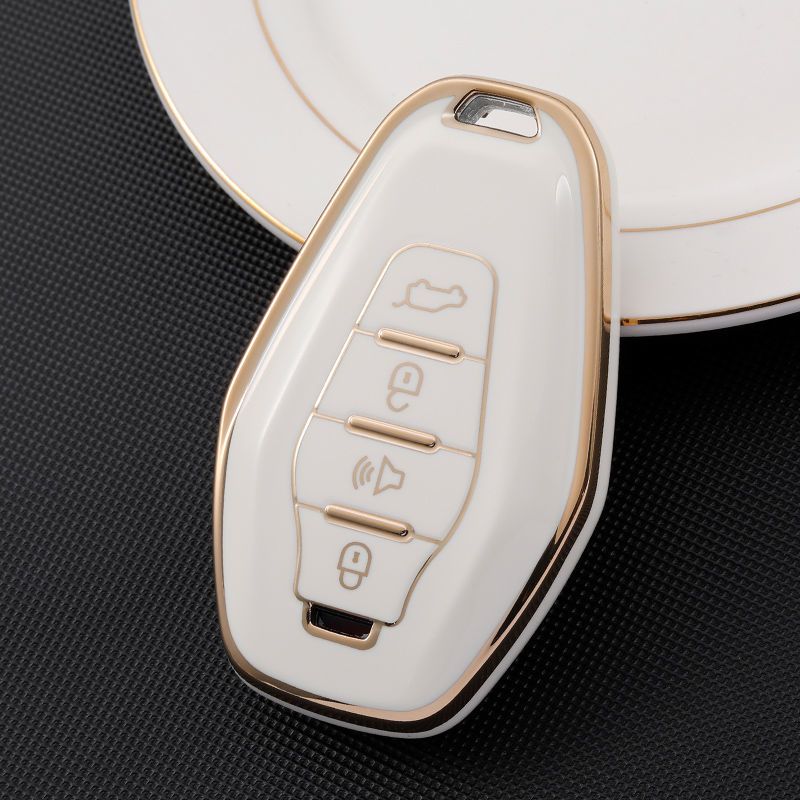 Color My Life TPU Key Case for Chery Jetour X70 Plus Grandma Gray view 2