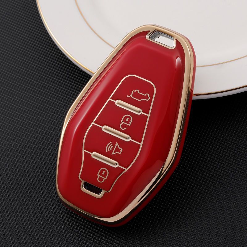 Color My Life TPU Key Case for Chery Jetour X70 Plus Grandma Gray view 3