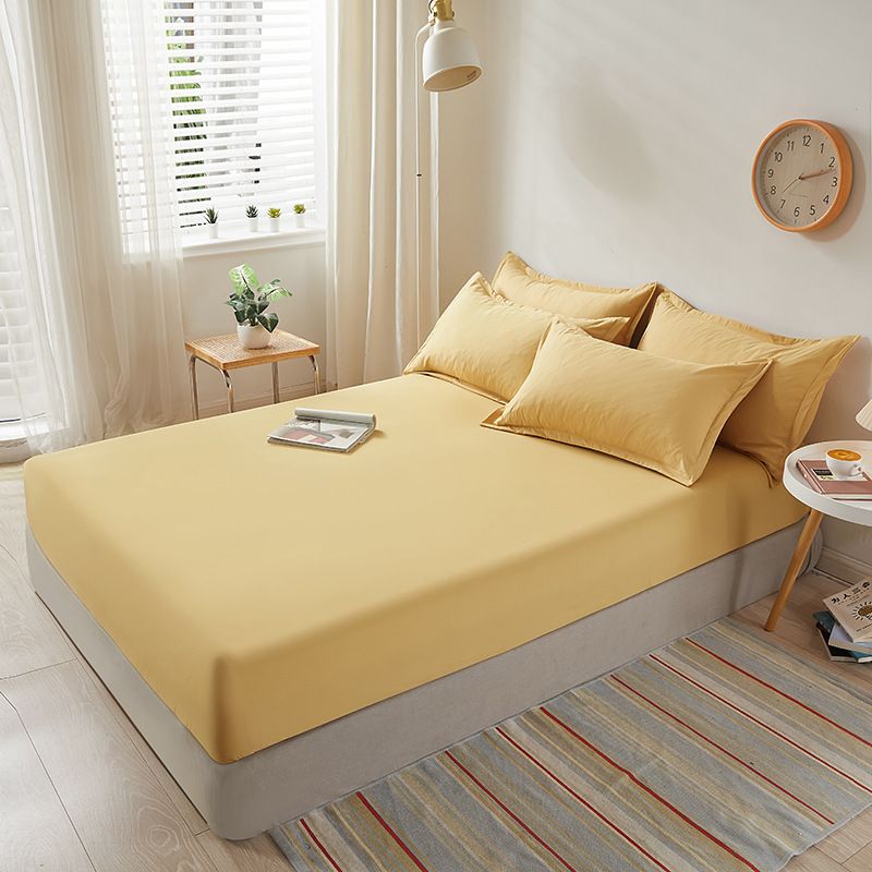 Cotton Mattress Cover Non Slip Bed Sheet White 150*200cm standard view 4