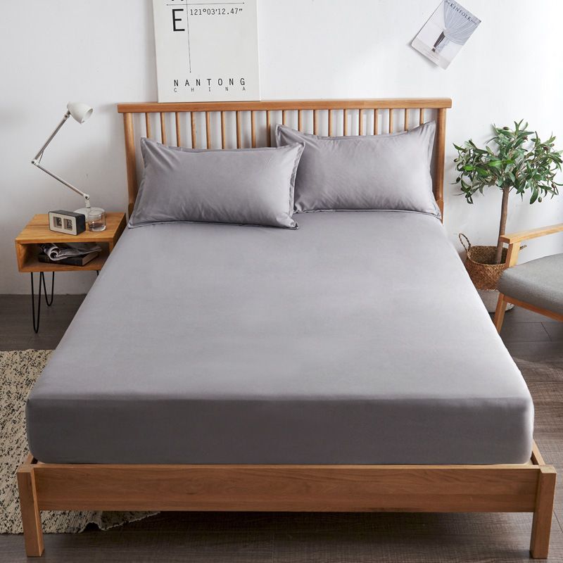 Pure Cotton Mattress Cover 90x200cm Thin Light gray 90*200cm thin mattress