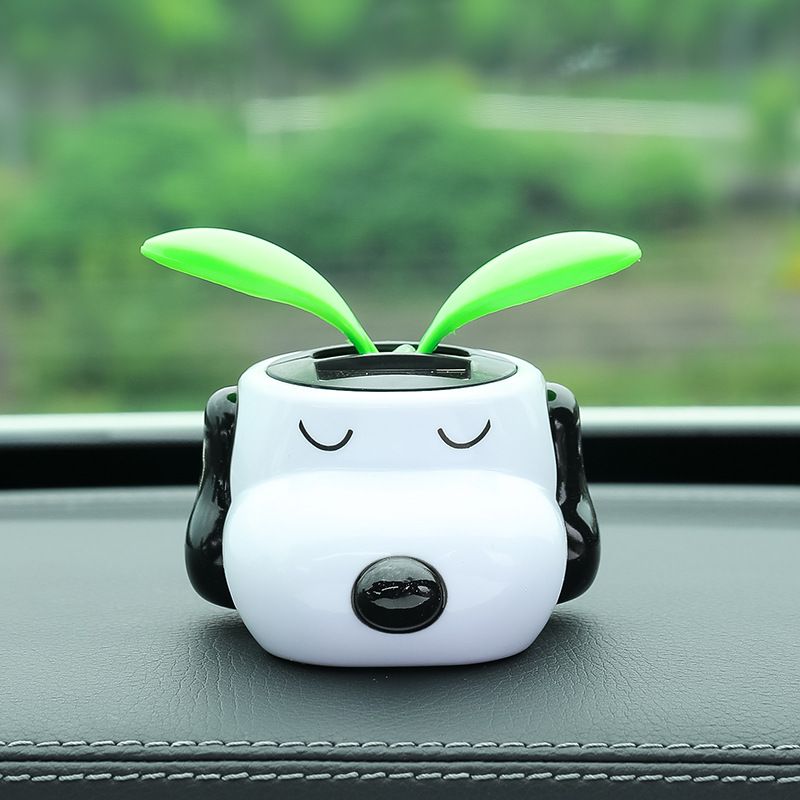 Tang Yi Solar Car Decoration Sunflower Puppy sunflower + colorful balloon + view 4
