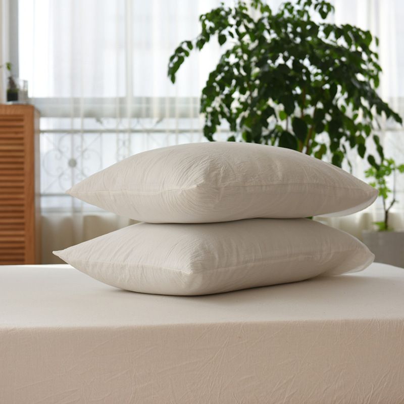 Cotton 4 Piece Set Modern Minimalist White Bed hat kit_1.8m bed-quilt cover view 6