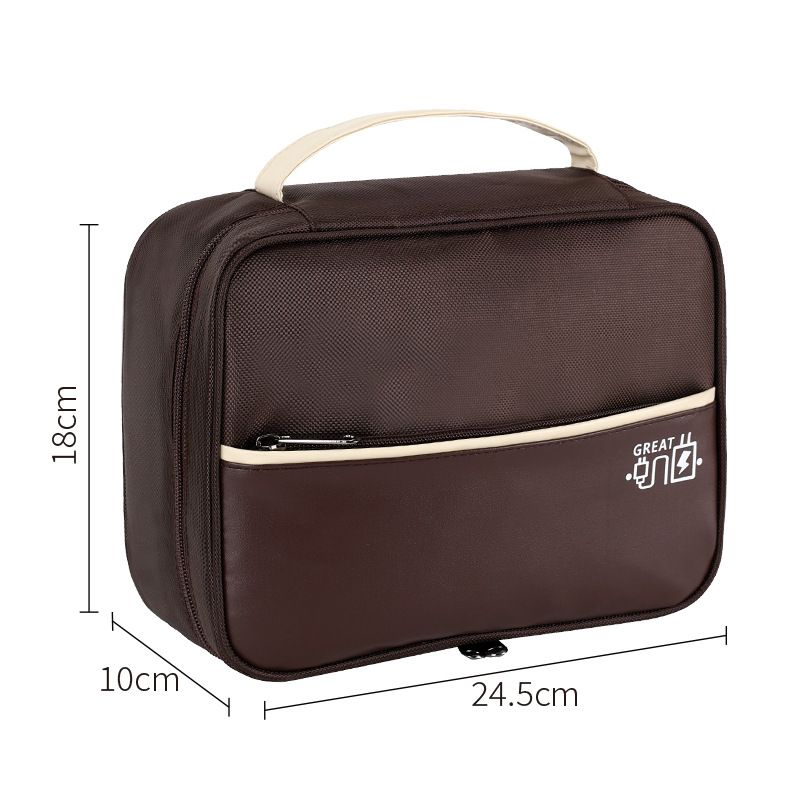 Bei Lian Data Cable Storage Bag Cube Polyester Travel Coffee 24.5*18*10cm