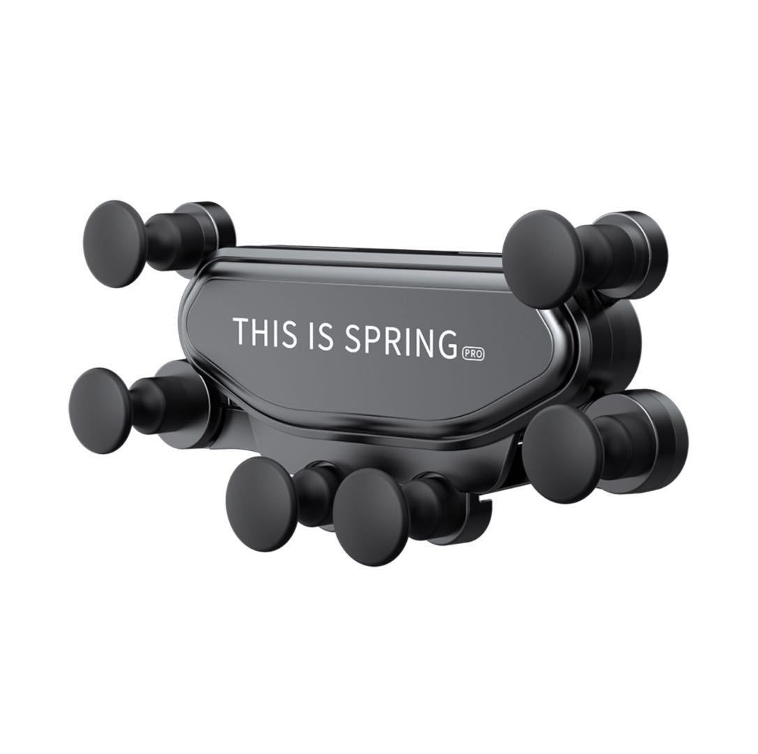 Car Phone Holder THIS IS SPRING Gravity Air Vent [KM20 three generation silent view 4