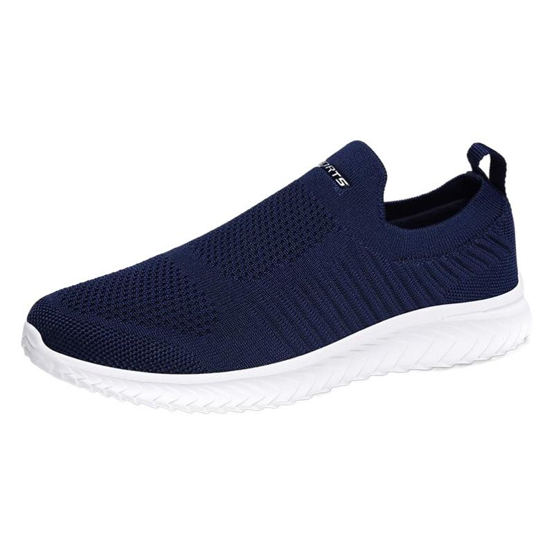 Men Sports Shoes Lightweight Breathable Mesh A19 sapphire blue 45 view 2